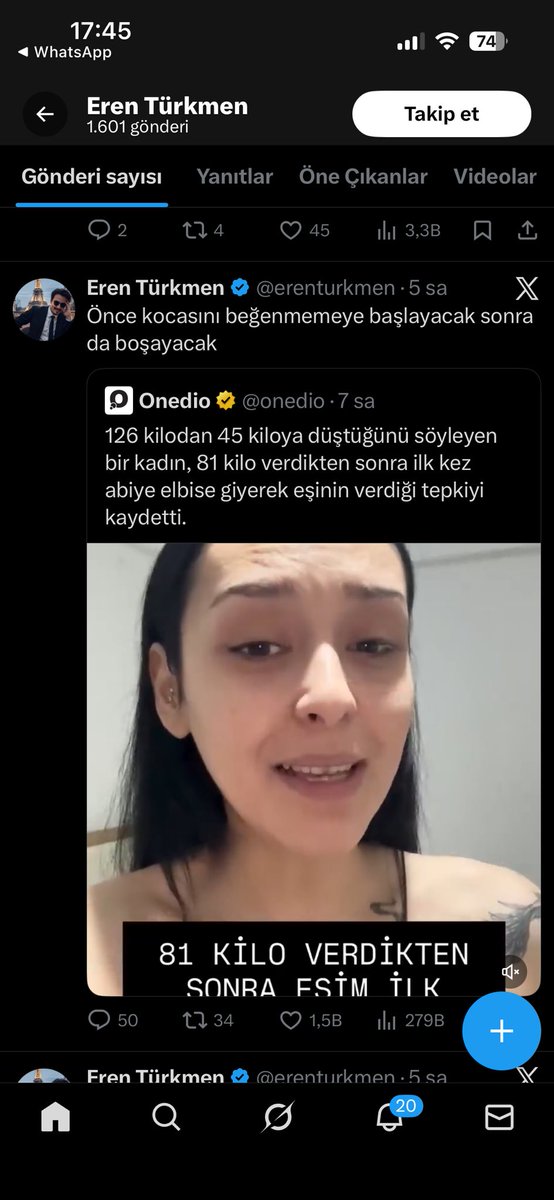 Basakdenn's tweet photo. Kadına şiddeti her zaman kınıyorum ama bir kadın hakkında böyle rahat konuştuğu için öncelikle @erenturkmen beyi insanlığa davet edip hiç tanımadığı bir kadın için böyle bir ön yargı oluşturup topluma böyle gösterip benim şahsi videomu bu şekilde paylaştığı için onu kınıyorum. https://t.co/NjSsKUp4rF