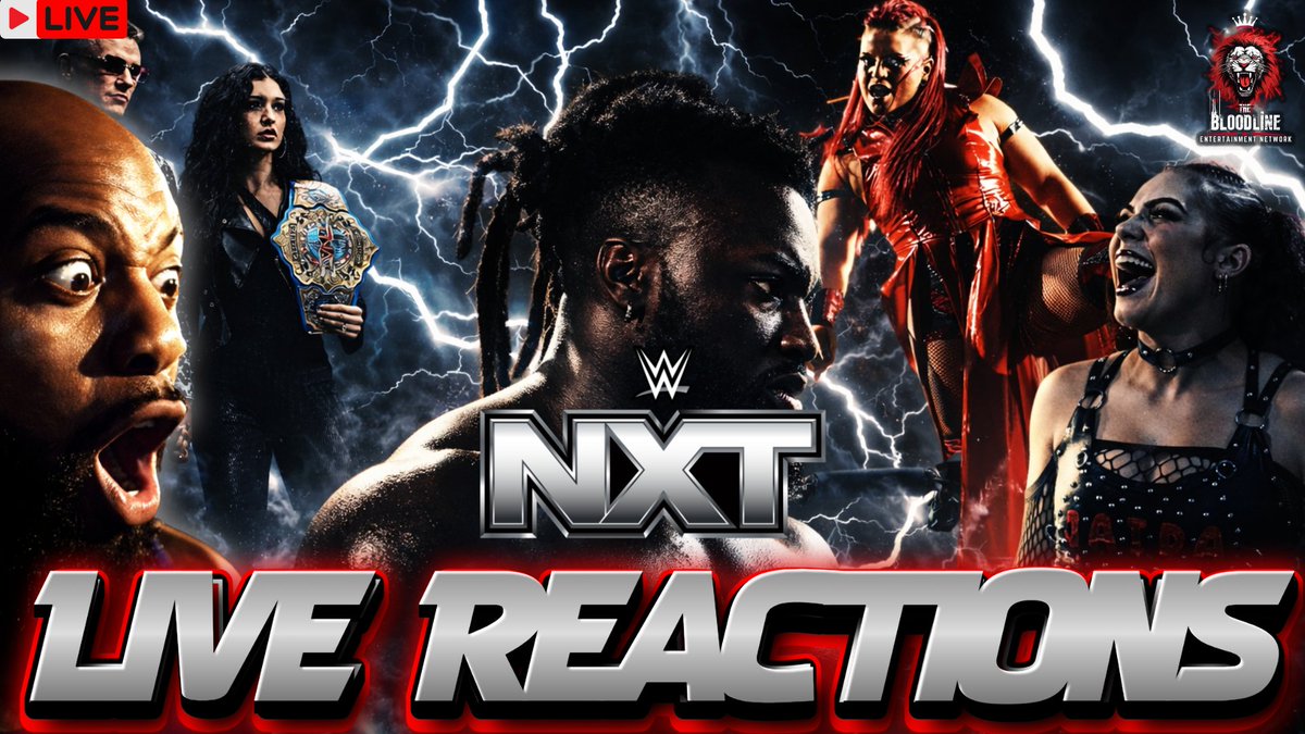 🚨NXT NIGHT🚨 We go LIVE at 6:20pm CST for the WWE NXT Watch Along!

Hit LIKE, share this, and slide into the chat — we reacting to EVERYTHING 😤🔥
youtube.com/live/gz9hRHpg3…
#WWENXT #NXT #Wrestling #WWE