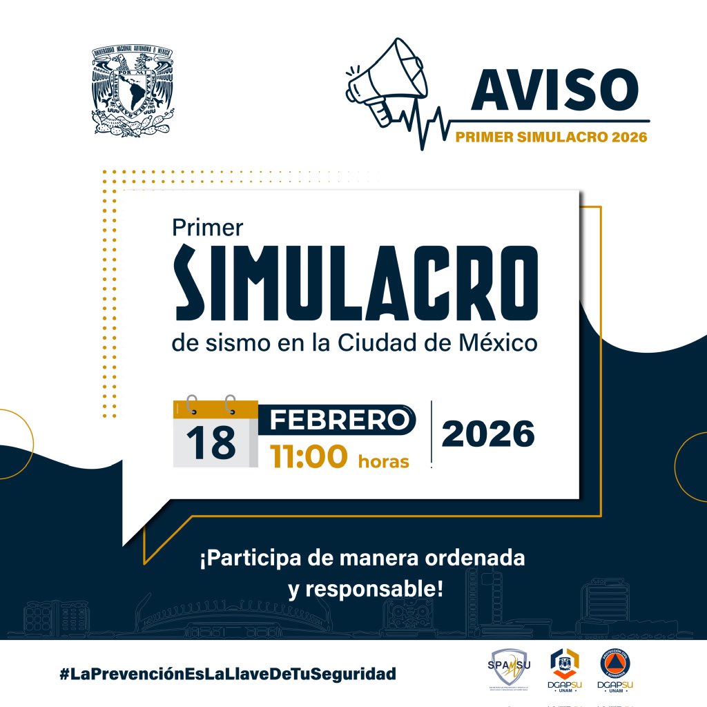 Protección Civil UNAM tweet media