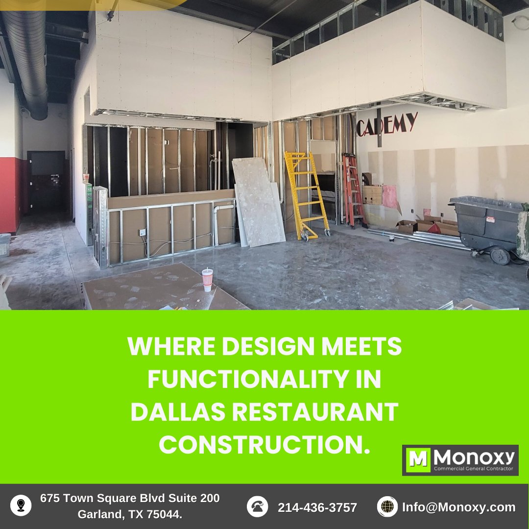Monoxy3's tweet photo. In a competitive restaurant market, your space should work just as hard as your menu. Monoxy delivers restaurant construction in Dallas that blends efficiency, style, and guest experience.
#RestaurantConstruction #DallasContractor #CommercialConstruction #RestaurantDesign https://t.co/o3QE3wUDoJ