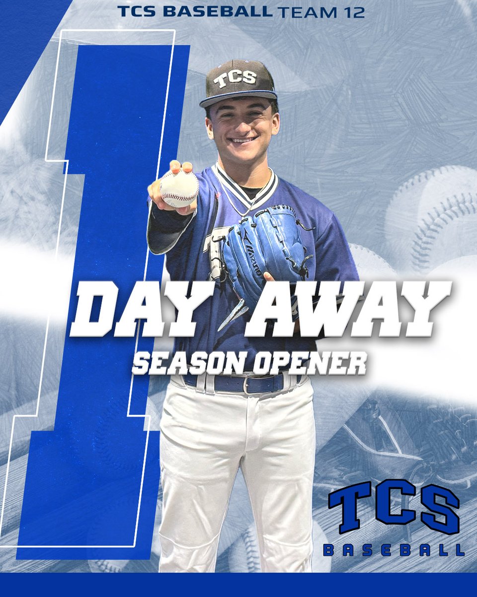 TCSPostGrad's tweet image. It all begins TOMORROW!

Our journey starts with a doubleheader vs. East Texas Baptist University JV.

⏰ Noon Start
📅 February 4th
📍 Melissa, TX

New season. New energy. Same mission. Let’s go! ⚾
#SeasonOpener #CollegeBaseball