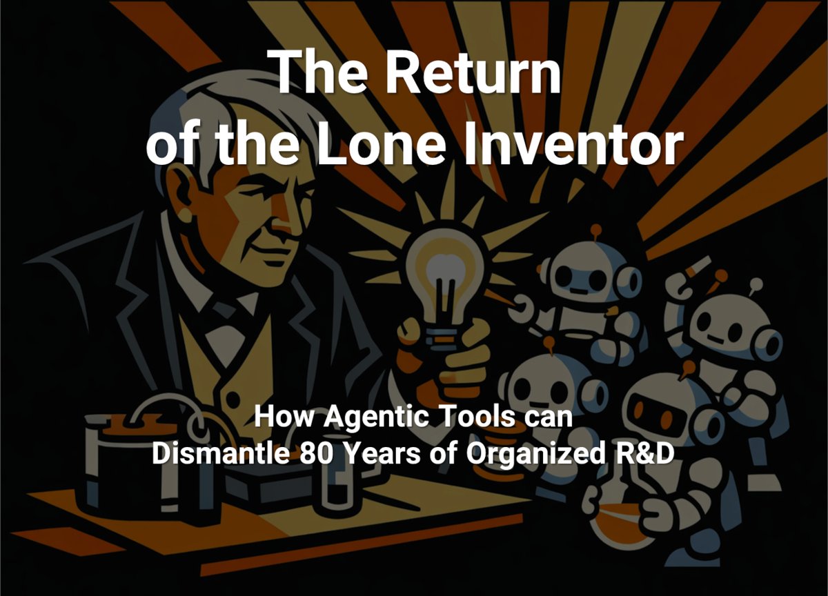 World War II marked the end of the era of the solo genius. AI agents just restarted it.
noisynodes.substack.com/p/ai-return-of…