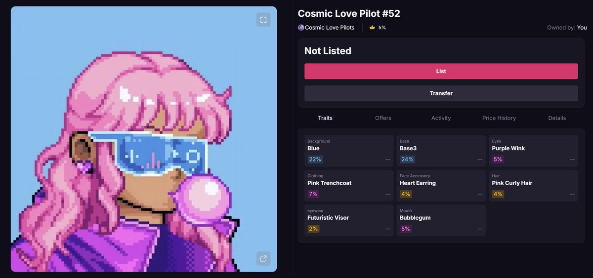Ok i actually loved the Mint process for <a href="/loveonmonad/">Cosmic Love</a> 

A bit different and a bit of fun, 100% self sacrifice for Love Co hahahaha