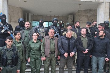 Suriye Iç Güvenlik Güçleri Kamışlı'da.