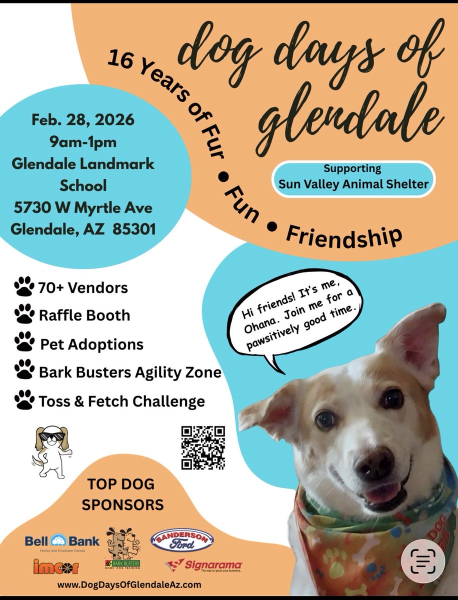 BarkBustersPhx's tweet photo. Mark your calendar for the amazing dog event! https://t.co/4b8bCzsnLR