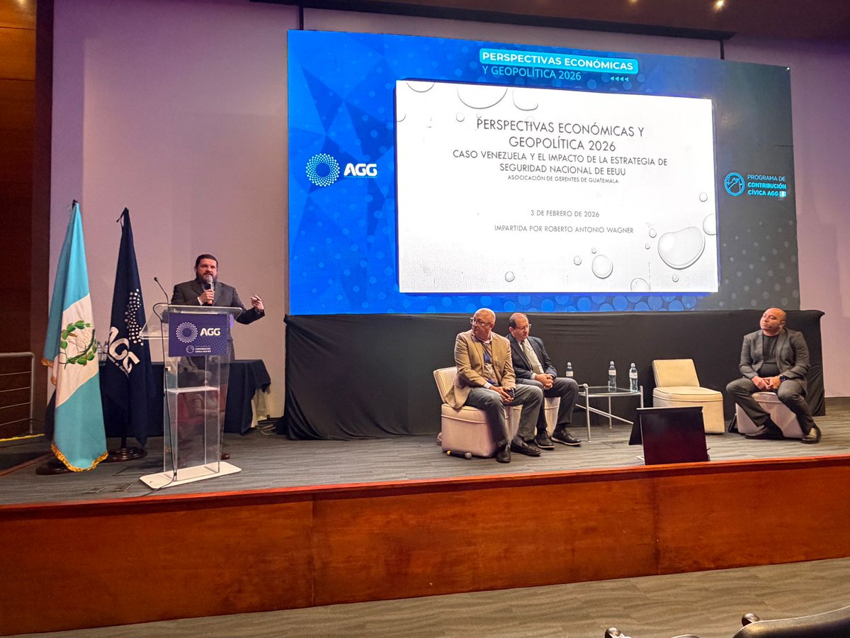 El caso Venezuela y su impacto regional, a cargo de Roberto Wagner.
#Perspectivas2026AGG