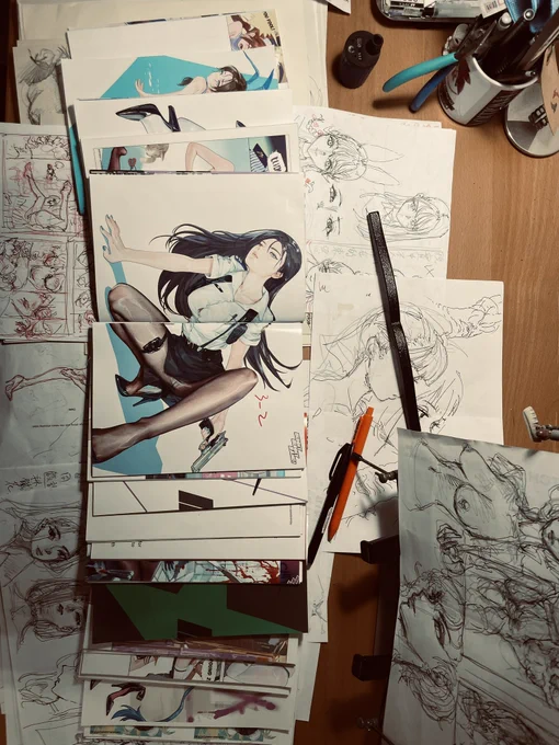 My collection layout!