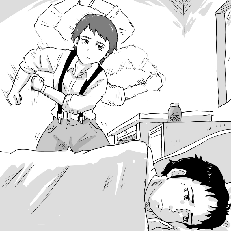 ハサウェイに服薬を促すダンス