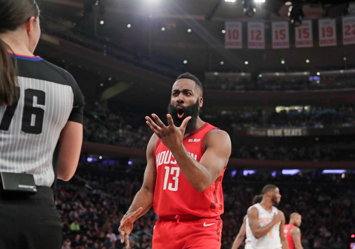 Just a reminder that on January 23, 2019...

James Harden's point total was set at O/U 42.5...

HE DROPPED 61 😳

(via out0fbounce/TT <a href="/RishiRockets/">Rishi</a>)