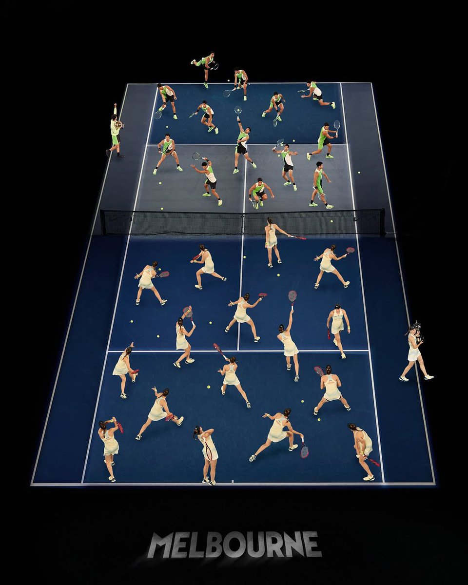 Rachel Bach has done it again, such an amazing photo of the AO champions!