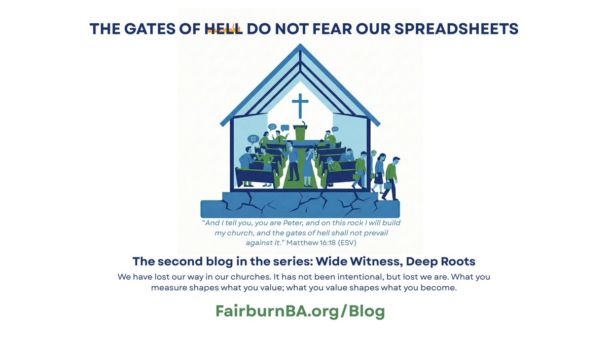 FairburnBA's tweet image. We learn to count everything – except what counts. When we try to do Jesus' job (building), we end up exhausted. When we neglect our job (abiding), we end up empty.  Read more: f.mtr.cool/tlyxhweilv