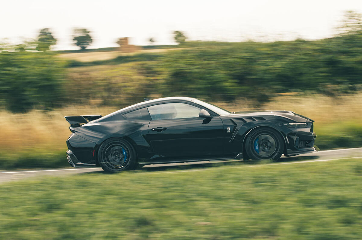 autocar's tweet photo. REVIEW: 800hp and £135k. We get behind the wheel of this British-tuned Mustang to see if it delivers or if it's just a heavy price tag... https://t.co/ijTjlfe6cv https://t.co/kylOA6x1Go