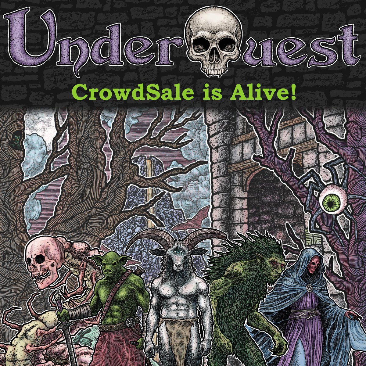 LAST CALL! The CrowdSale for UnderQuest ends in a few hours. This will be the only time you can snag a copy for 43% off! That’s just $48 a copy. CrowdSale ends at noon CST.

thegamecrafter.com/crowdsale/unde…
