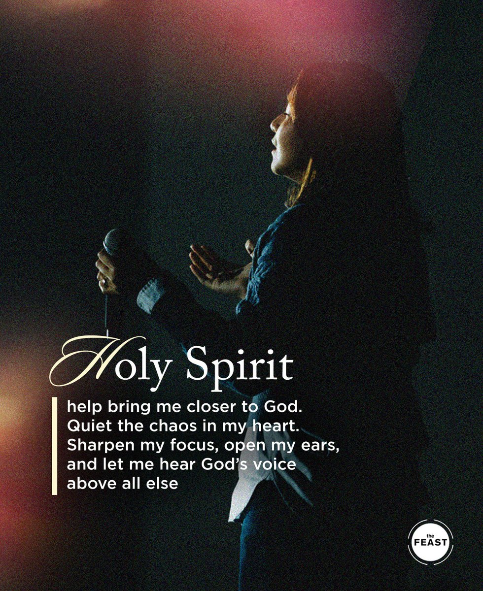 thefeastph's tweet image. Keep inviting the Holy Spirit to quiet the noise, sharpen your focus, and help you hear God's voice above all else.

#TheFeast #Youareloved