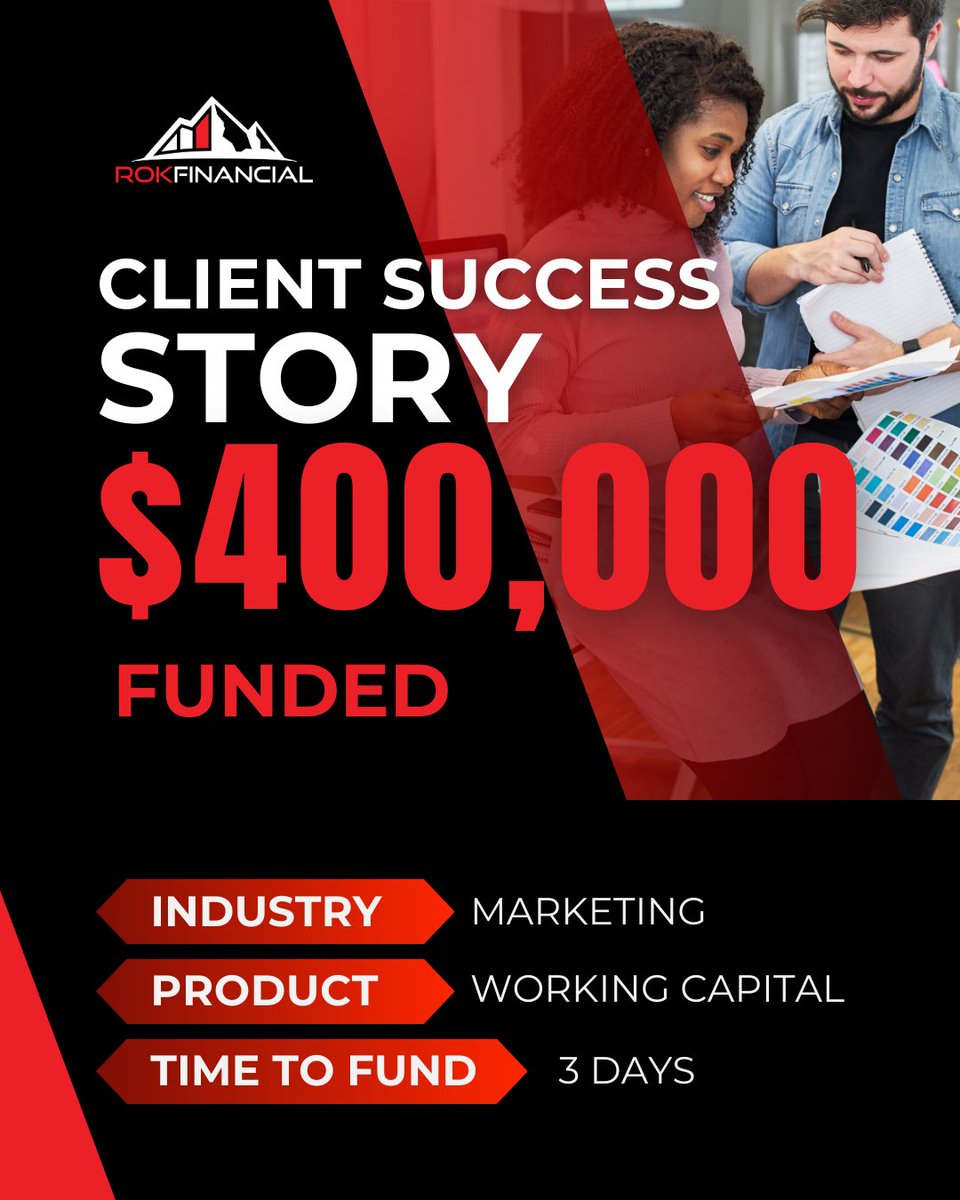 This marketing agency didn’t wait around—and neither did ROK. ⚡️
In just 3 days, they were funded and ready to scale:
🎯 New campaigns
👥 More creative talent
📈 Bigger client projects

🚀 Apply today and unlock your next level 👇go.mypartner.io/business-finan…