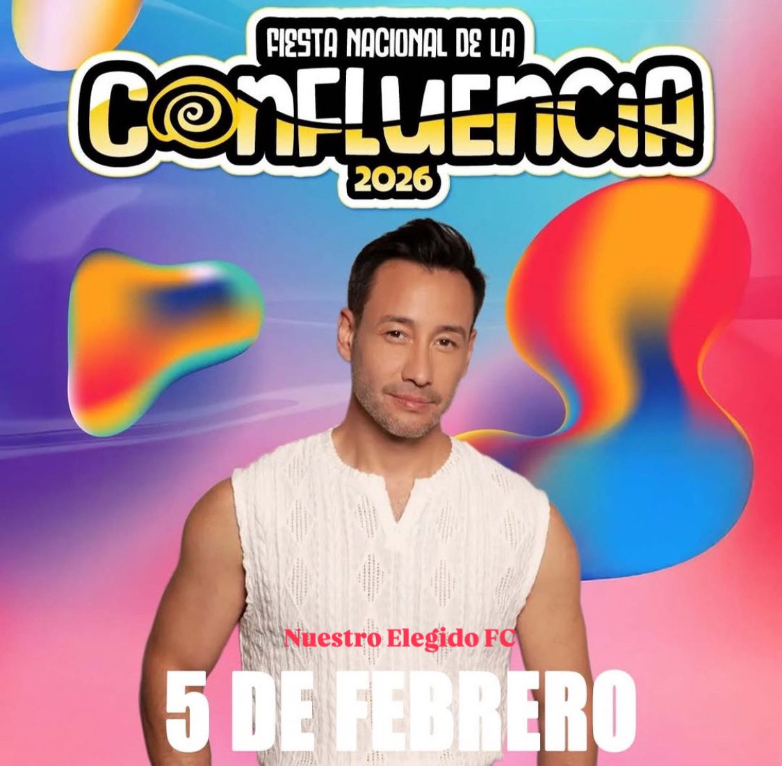 LUCIANO PEREYRA EN LA FIESTA DE LA CONFLUENCIA 2026

@lucianopereyraoficial se presentará el jueves 5 de febrero en la edición número 13 de la @fiestaconfluencia - Fiesta Nacional de la Confluencia de Neuquén
<a href="/LucianoPereyra/">Luciano Pereyra</a> 
#nuestroelegidofc♥️♥️