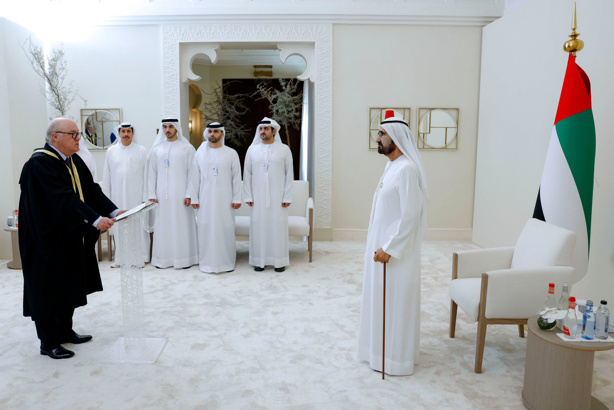 أمام محمد بن راشد، وبحضور مكتوم بن محمد.. 3 قضاة في محاكم مركز دبي المالي العالمي يؤدون اليمين القانونية #مركز_الاتحاد_للأخبار 