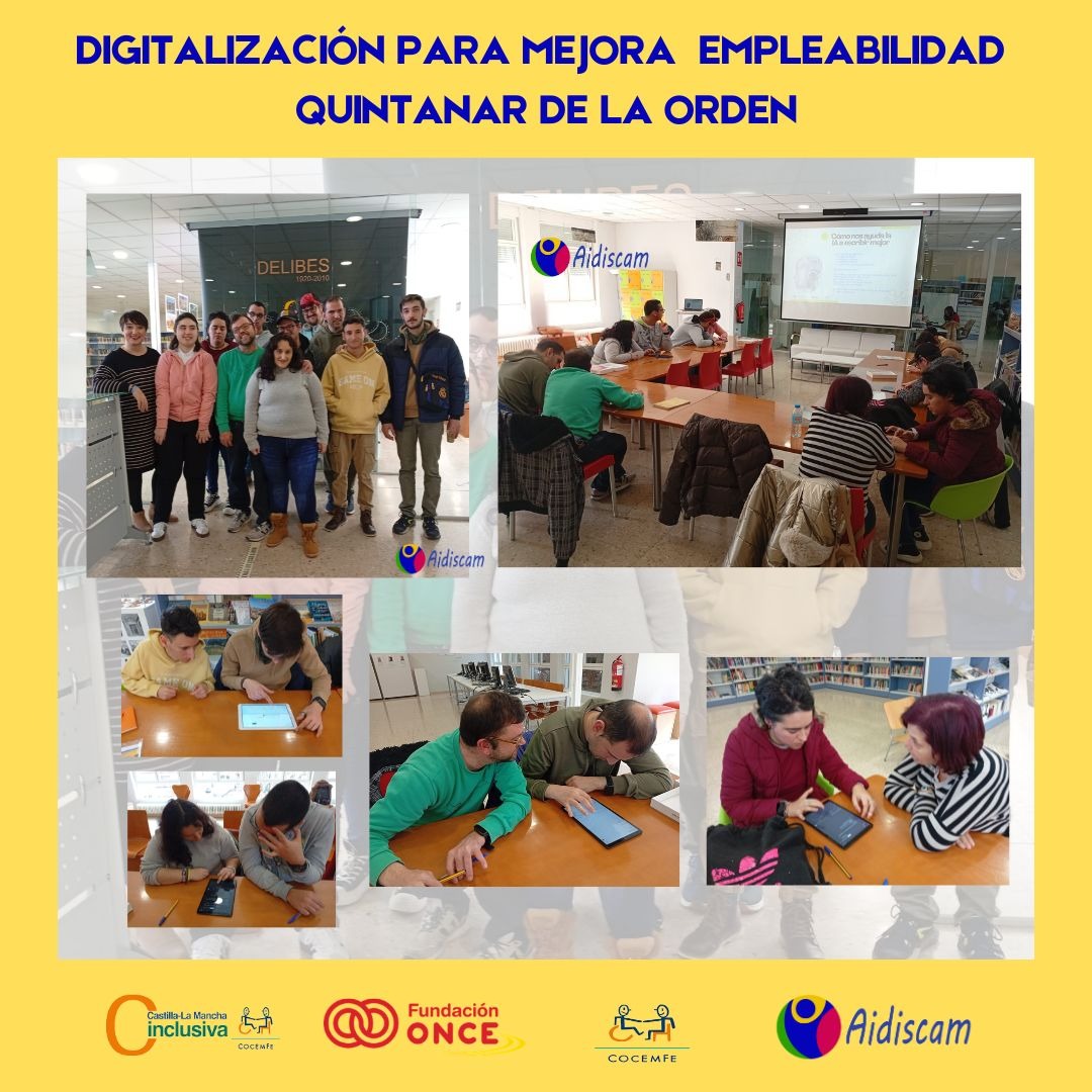 IA para buscar empleo, bien usada y sin líos.
Hoy con el alumnado de ASPRODIQ en Quintanar.
Gracias al Ayuntamiento y Biblioteca.
#AIDISCAM #Empleo #RompiendoBarrerasAbriendoCaminos