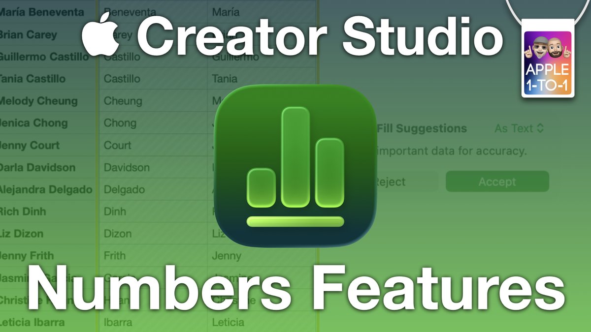 APPLE1TO1's tweet photo. Apple Numbers: New Features for Creator Studio 🍎
Check out the latest tools and layout updates in Numbers.
▶️ https://t.co/HKf9oI4KWK

#AppleNumbers #AppleCreatorStudio #AppleTutorial #MacTips #Numbers https://t.co/XkjMhxnzzH