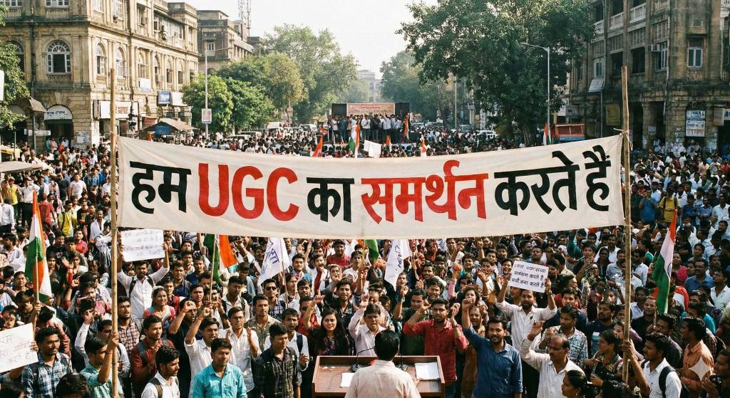 हिंदू बनाने निकले थे #UGCAct देखकर स्वर्ण बचाने लग गए! हिंदू एकता/हिंदू राष्ट्र के नारे की #UGCAct ने एक दिन में हवा निकाल दी। उम्मीद है अब दलितों, आदिवासियों और OBC का भ्रम दूर हो गया होगा।
#UGCAct #UGCBill #We_support_UGC_Act #UGCRegulations #UGCRules <a href="/JANTA_KI_AWAAZ_/">जनता की आवाज</a>