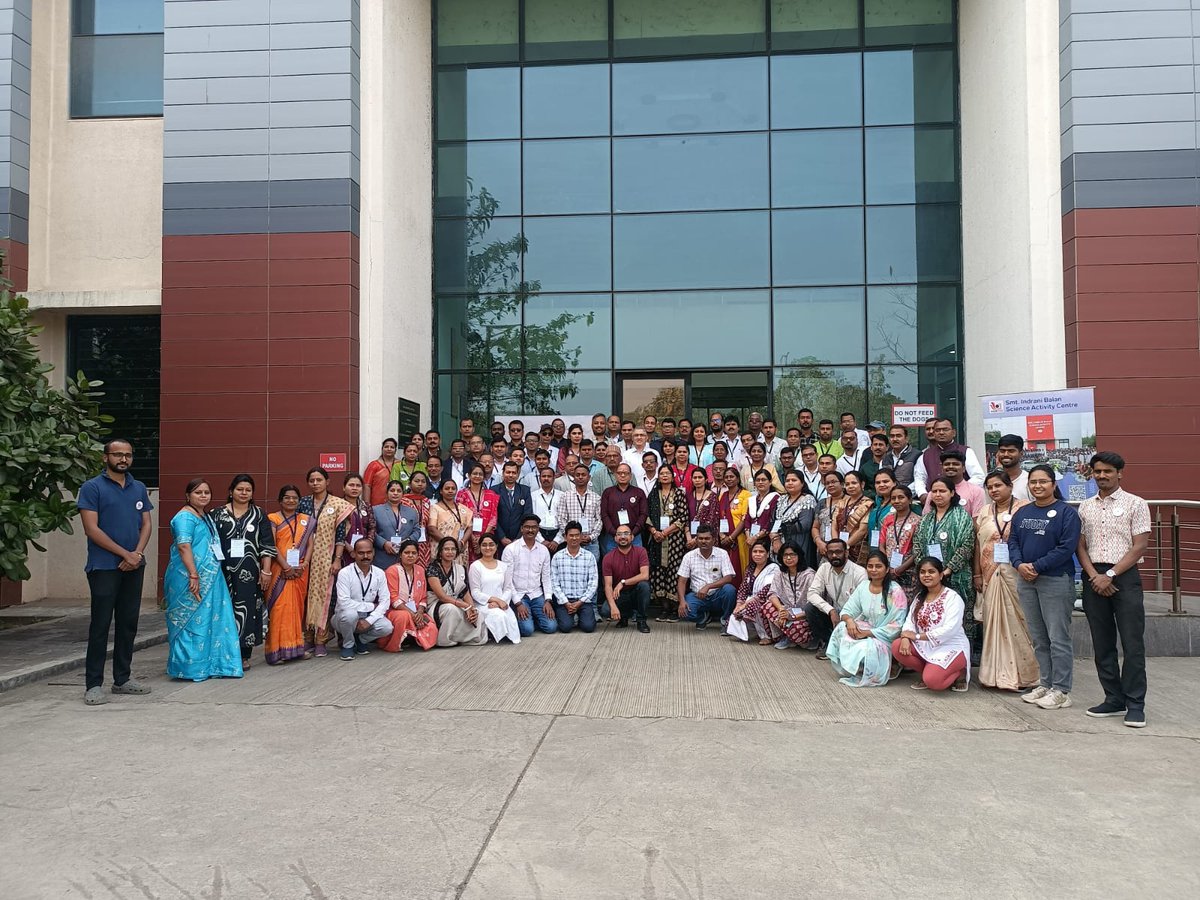 ScienceActivity's tweet image. We warmly welcomed secondary school teachers (#Batch2) from @SamagraShiksha @cgsamagra #Chhattisgarh to @IISERPune.
The participants interacted with our #Director, Prof. Sunil Bhagwat &amp;amp; engaged in meaningful dialogue on school education, teaching practices &amp;amp; learning processes.