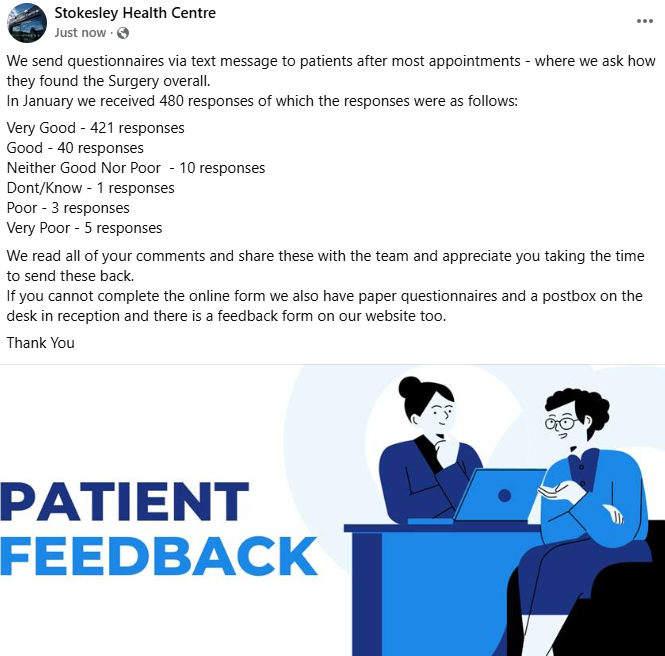 Stokesley Surgery🩺 tweet media