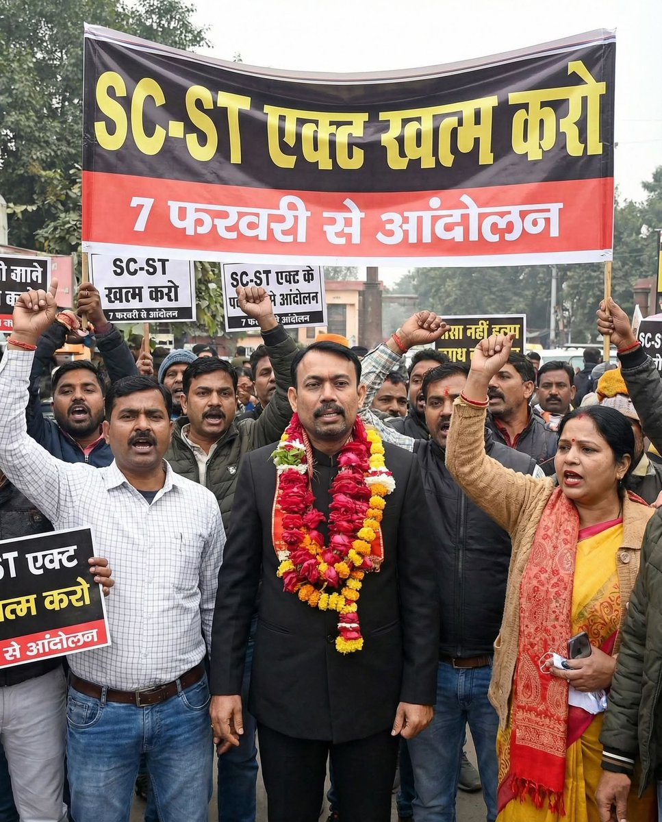UGC काले कानून के खिलाफ विरोध में इस्तीफा देने वाले अलंकार अग्निहोत्री जी SC-ST एक्ट ख़त्म कराने को लेकर 7 फ़रवरी से करेंगे आंदोलन।
क्या अब यह एक्ट खत्म होना चाहिए?
कौन - कौन अलंकार अग्निहोत्री जी के साथ खड़े है? कमेंट में राय जरूर दे।
No To UGC Division