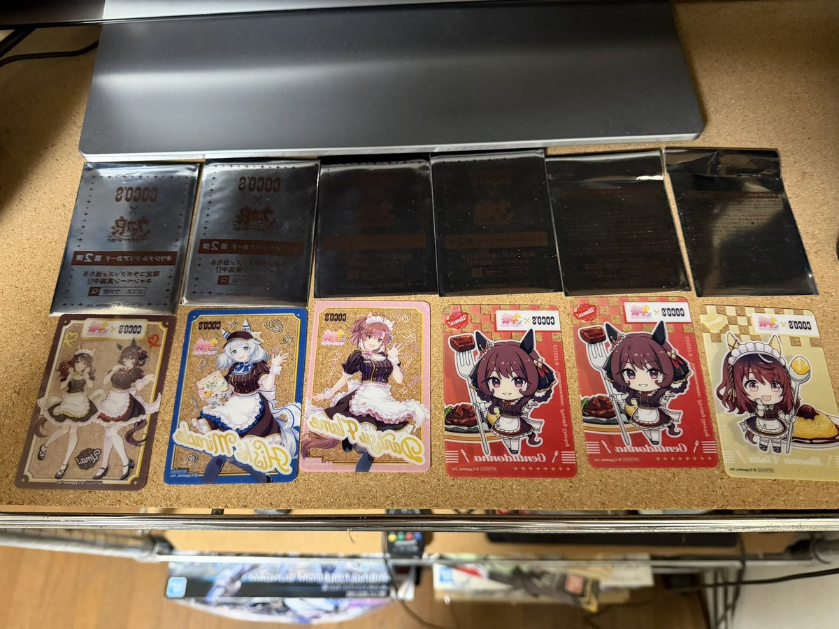 ウマ娘ココス第二弾オリジナルカードもシークレットも出てコンプ達成