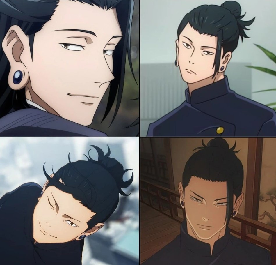 the category is best shots of geto's face card in the anime ✨️