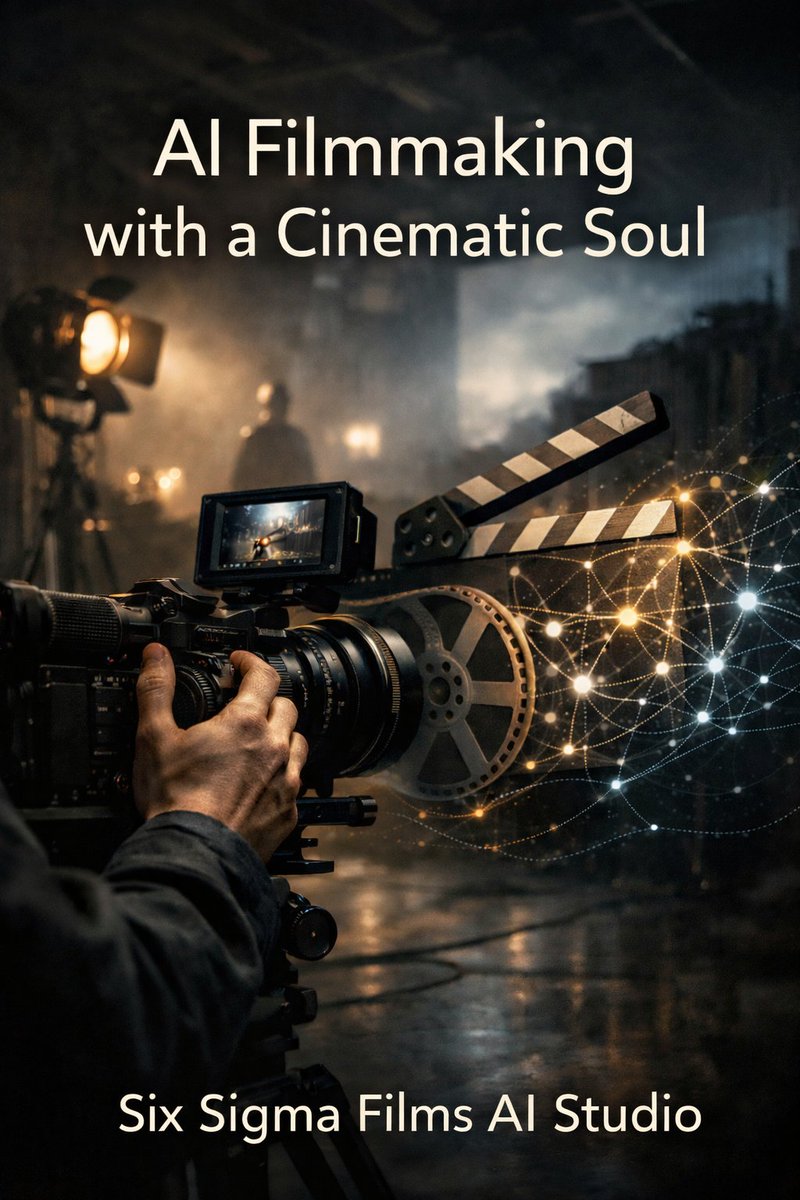 anuraagkhanna's tweet photo. 🎬 AI Filmmaking With a Cinematic Soul. AI is a tool. Cinema is a craft. The future belongs to studios that understand both AI & Cinema. Today, the space is crowded with tech-first AI studios that don't understand cinema. #AIStudio #AIinFilmmaking #CreativeAI #microdrama #adfilms https://t.co/zw83DQt6nM