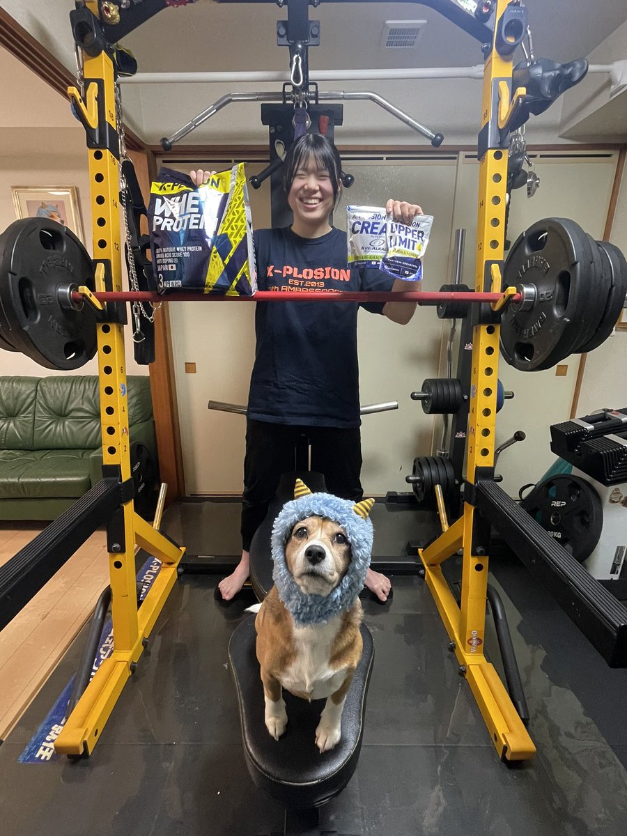ewok_jp's tweet photo. 2月のエクスプロージョンさまご提供のプロテインは、しっかり濃厚【バニラ味】

CREA-X【クレアチン】ラムネ味、アッパーリミット【ビタミンミネラル】これで極寒の北海道でも風邪知らず。

4日前ですが仕上がりましたよ！

#エクスプロージョン
#プロテイン
#エクスプロージョン第8期公式アンバサダー https://t.co/VDwvNpcQ9n