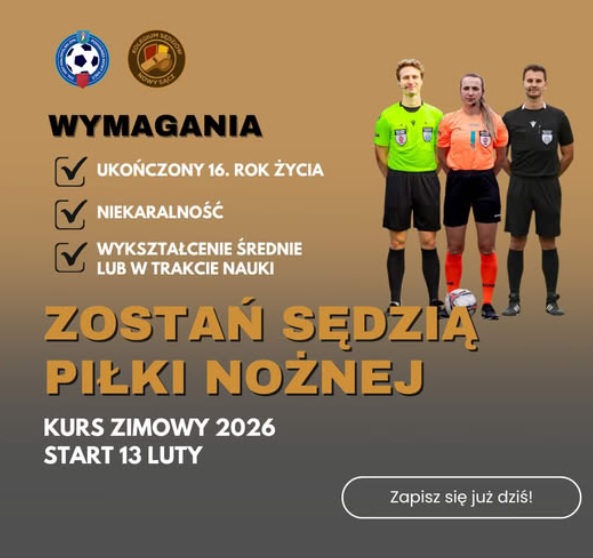 3Dsportpl's tweet photo. Rusza kurs sędziowski organizowany przez Kolegium Sędziów Nowy Sącz 👨‍⚖️

Więcej 👉 https://t.co/GYfVOmKVmz 💻

#SądeckieLigiNiższe #KlasaOkręgowa #KlasaA #KlasaB https://t.co/utZB58HAB8