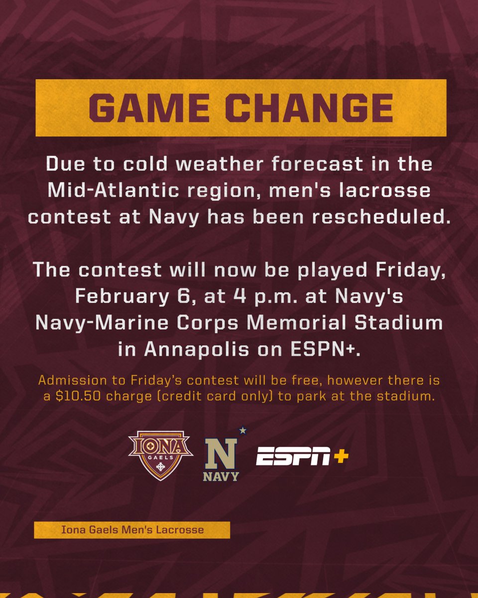 Iona Lacrosse tweet media