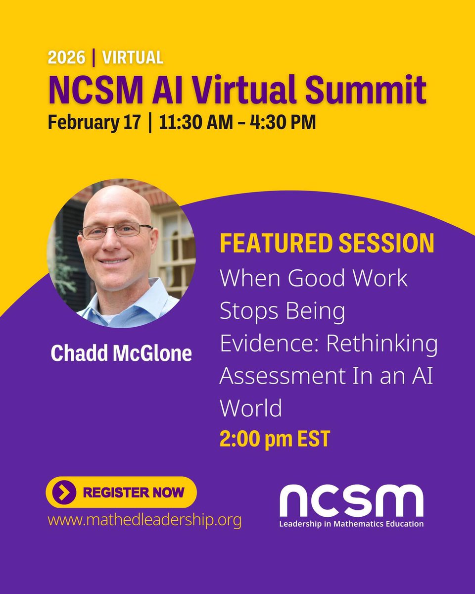 NCSM: Leadership in Mathematics Education tweet media