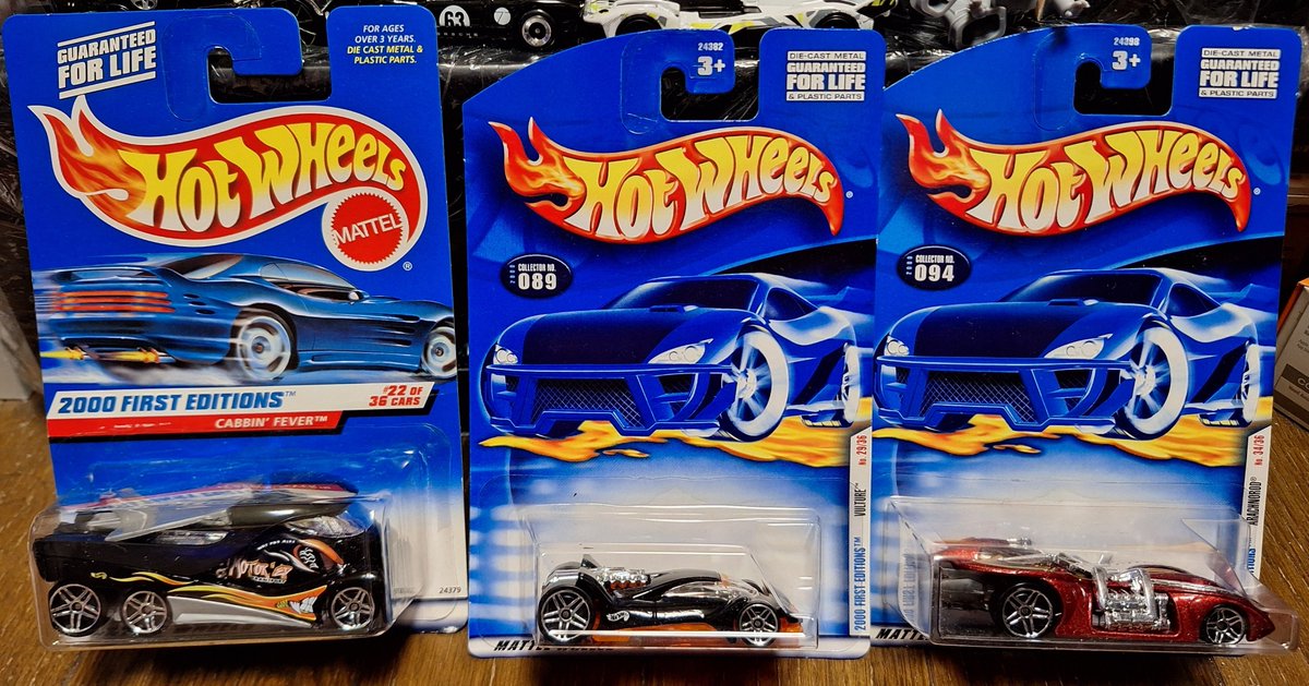 ヤフオクゲットしたこの3台は、 今から二十数年前。 ホットウィールを