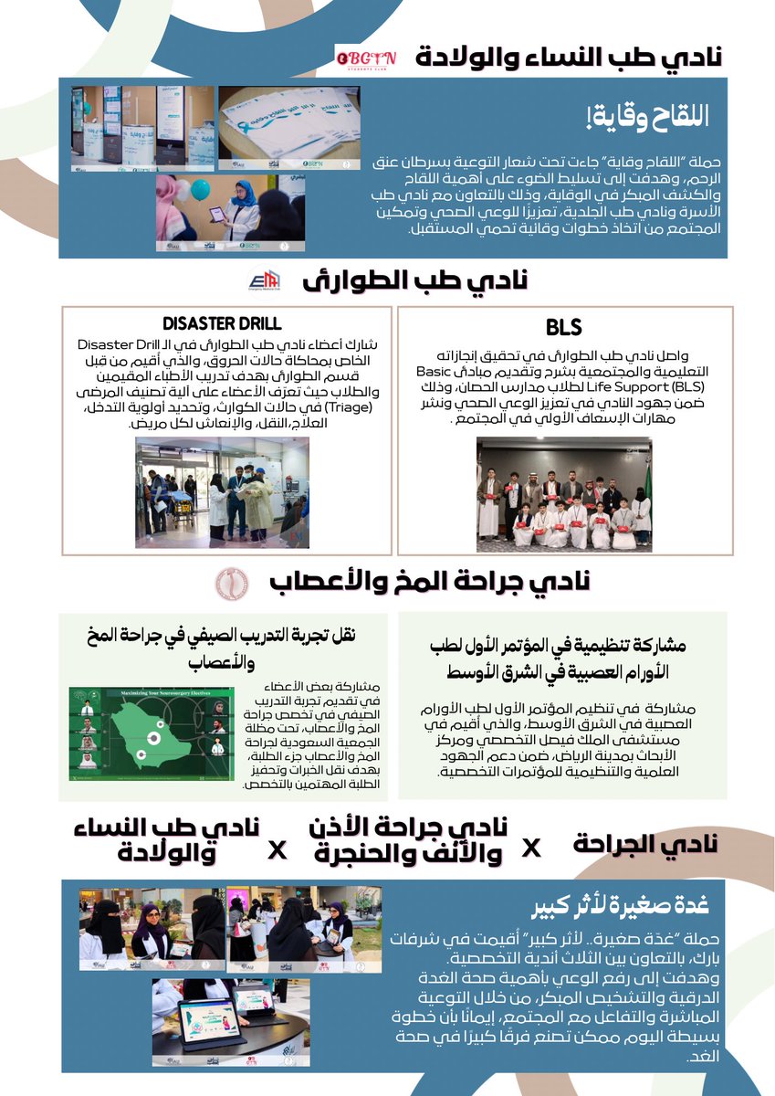 نادي كلية الطب tweet media