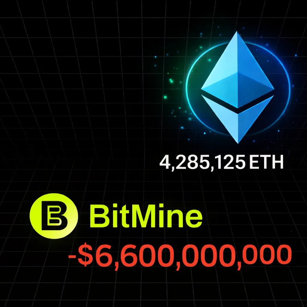 BitMine Goes Big on the ETH Dip 💎👛📈

Crypto news and key statistics summarized in 90 seconds every weekday on <a href="/NiftyNoon/">NiftyNoon Newsletter 🌐</a>⬇️:

Nifty Thought:

The leading Ethereum treasury firm, BitMine Immersion Technologies, has signaled its long-term conviction by completing its largest ETH
