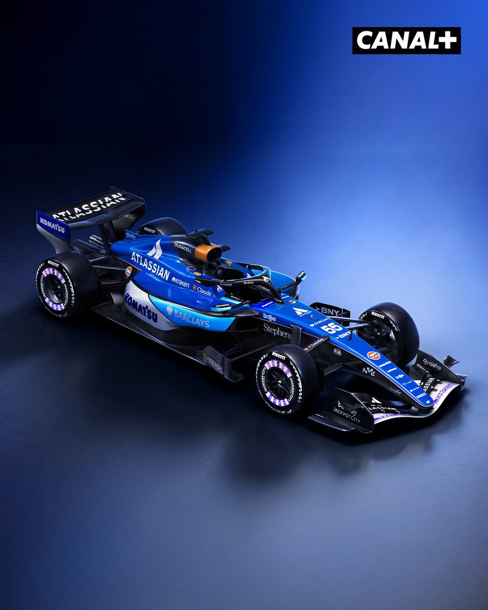 CanalplusF1's tweet photo. Williams a dévoilé sa livrée 2026 🤩 Vous aimez ? #f1 https://t.co/xWdGGGlPGZ