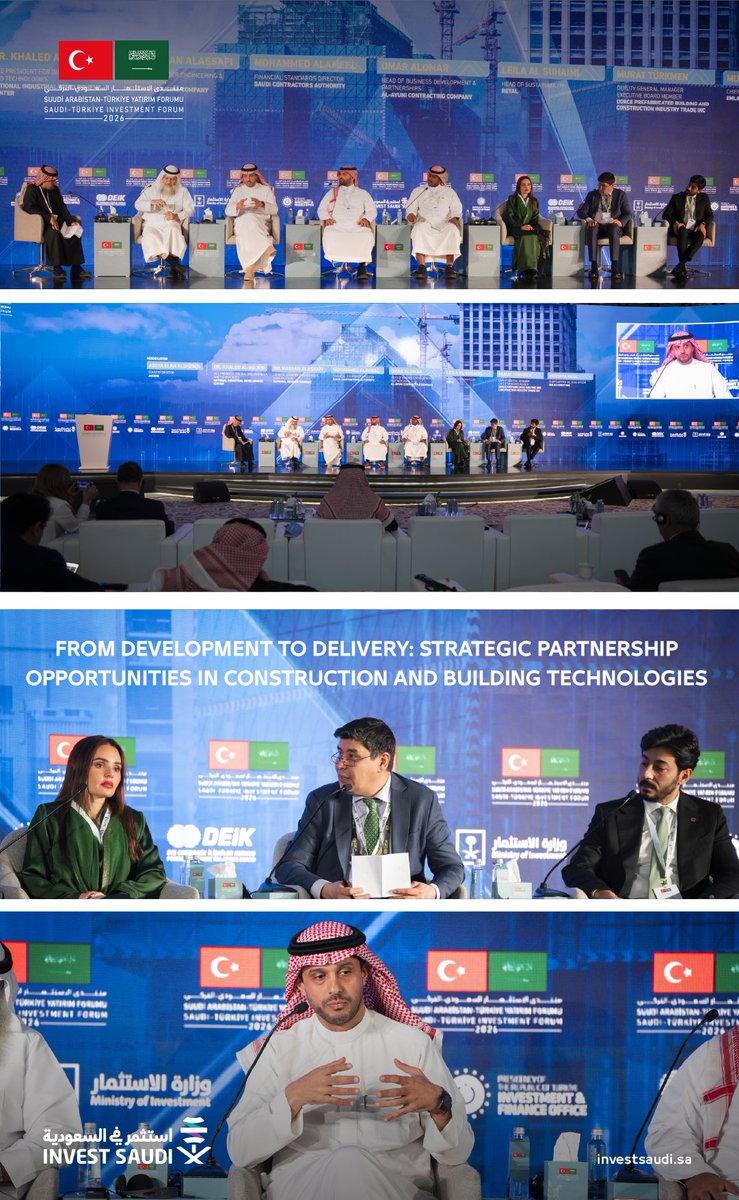 InvestSaudi_AR's tweet photo. ركّزت الجلسة على التميّز في التنفيذ، مبيّنةً كيف تسهم تقنيات البناء الحديثة والاختيارات الذكية للمواد في تسريع الجداول الزمنية، وتحسين جودة المخرجات، وتحقيق ضبط للتكاليف.

#منتدى_الاستثمار_السعودي_التركي https://t.co/0N4rQNRK8q