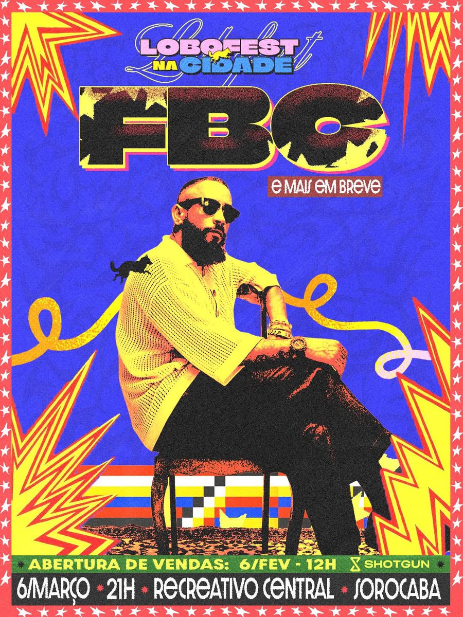 acervofbc's tweet image. é com muita inveja que venho anunciar FBC NO LOBOFAST! vendas abrem SEXTA, 06/02

Lobofest na Cidade: FBC
06/03 - 21h
Recreativo Central
Praça Cel. Fernando Prestes, 43