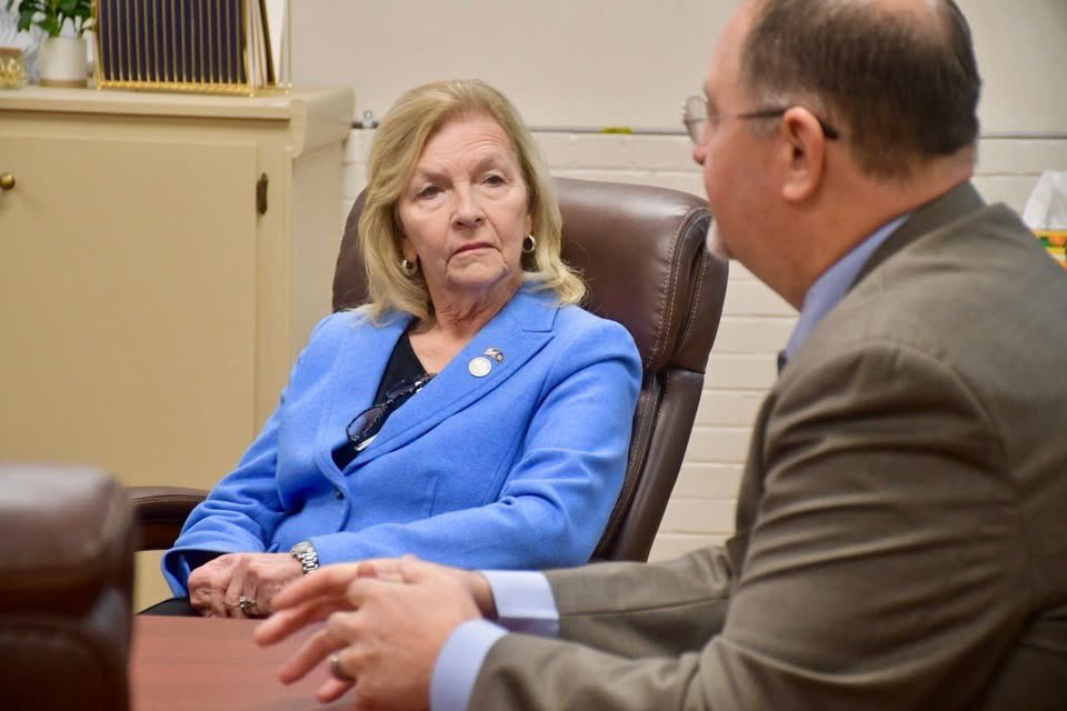 doelouisiana's tweet image. .@cadebrumley joined @BESE_LA President Simone Champagne &amp;amp; Vice President Kevin Berken for a learning walk at Welsh Elementary in Jefferson Davis Parish Schools this morning. 

It’s one of around a dozen schools visits planned over the next two days. #laed