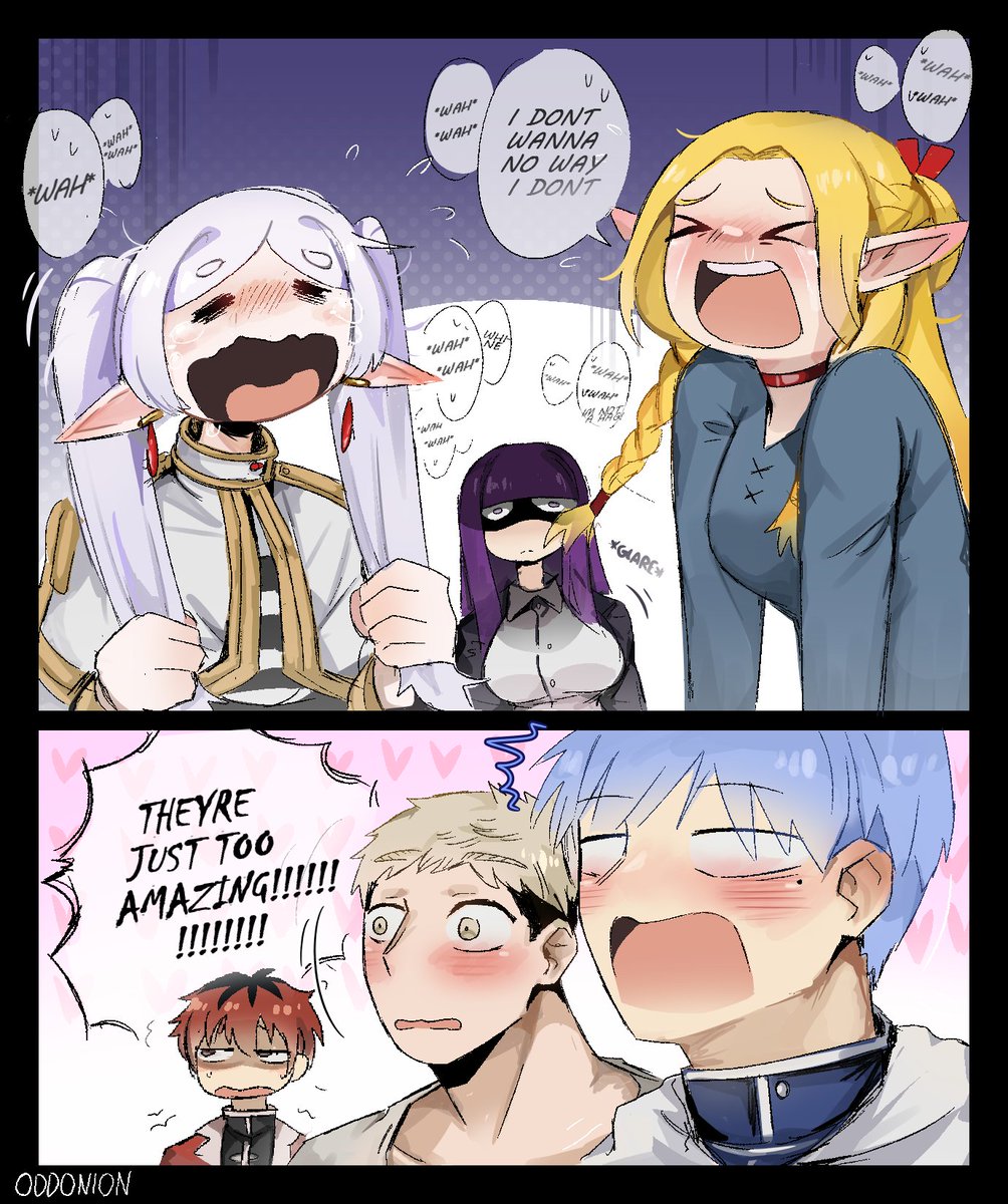 Elf Tantrums!
#dungeonmeshi #ダンジョン飯 #frieren  
#laicille