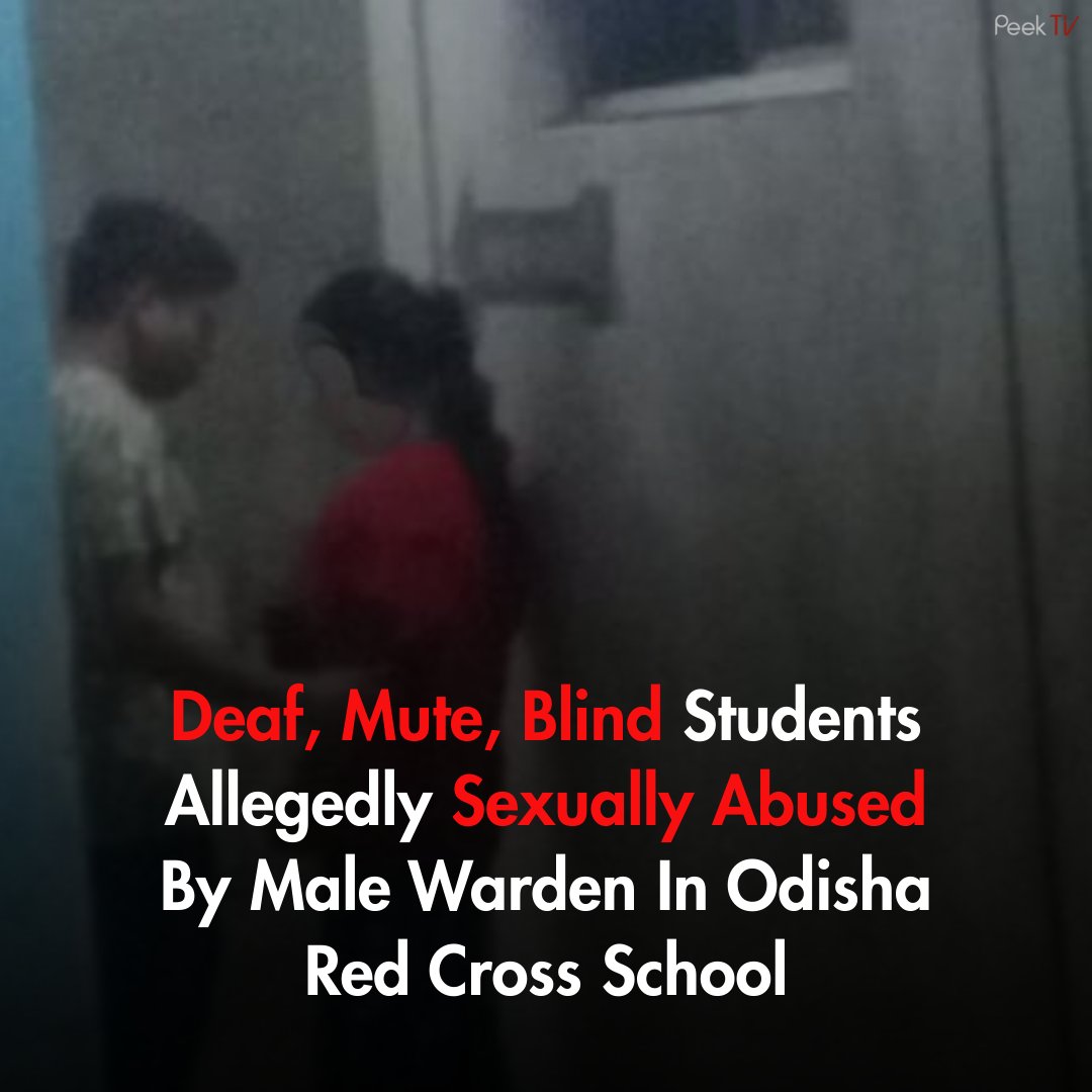 PeekTV_in's tweet image. Several students, both boys and girls, of Odisha's Red Cross School for the Blind, Deaf, and Mute in Kalahandi, have accused their male warden, Sandhya Darshan Mahapatra, of inappropriately touching and dragging them against their will. 
#Odisha #SexualAssault #PeekTV #News