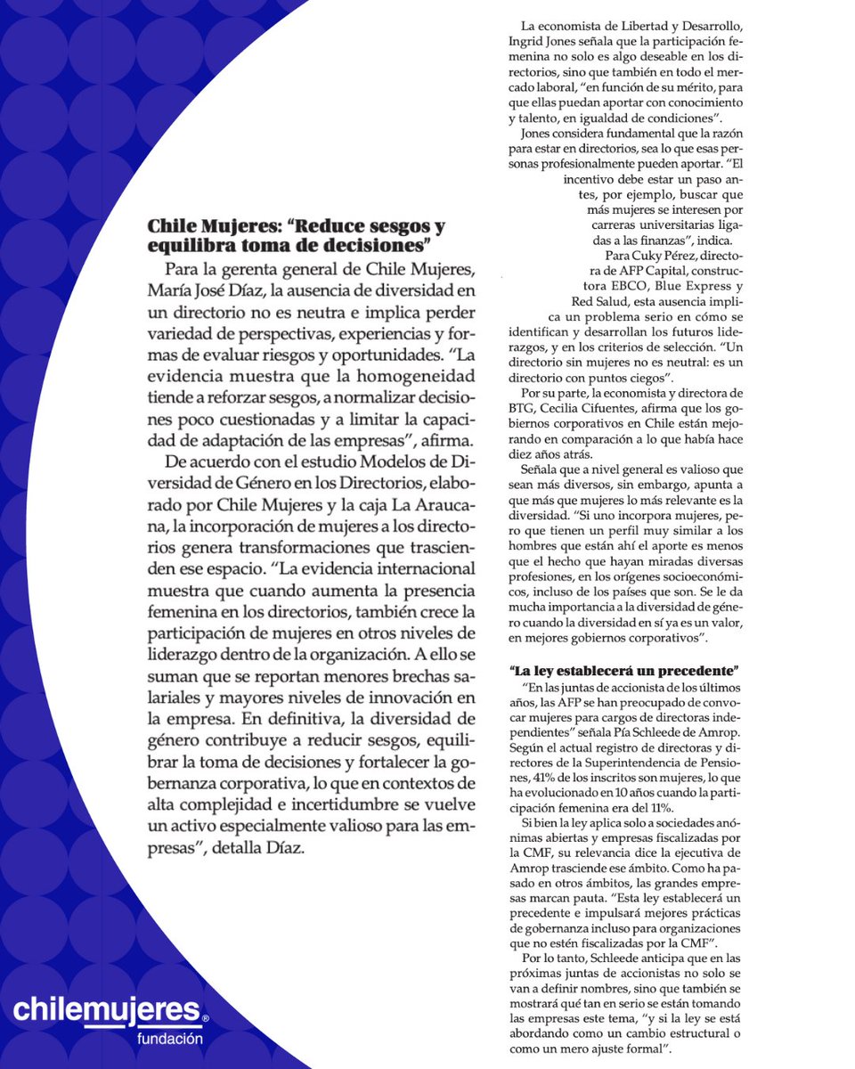 Fundación ChileMujeres tweet media