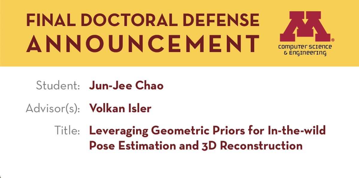 UMN Computer Science & Engineering tweet media