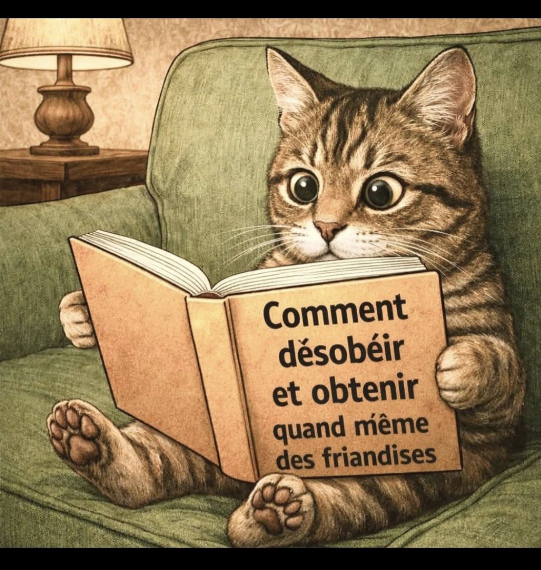 Attention : quand vous êtes absent , les chats s'instruisent...