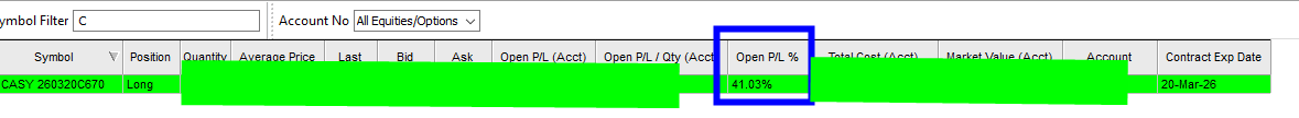 brotherbill01's tweet photo. $SPY $CASY  Bought the MAR 20 Calls at the 670 strike yesterday. Those are now up over 40%
#tradestation @TradeStation @Stocktwits 
#stocks #options #OptionsTrading 
https://t.co/yuBHd518QH  its free, check it out https://t.co/N6dLwobR81
