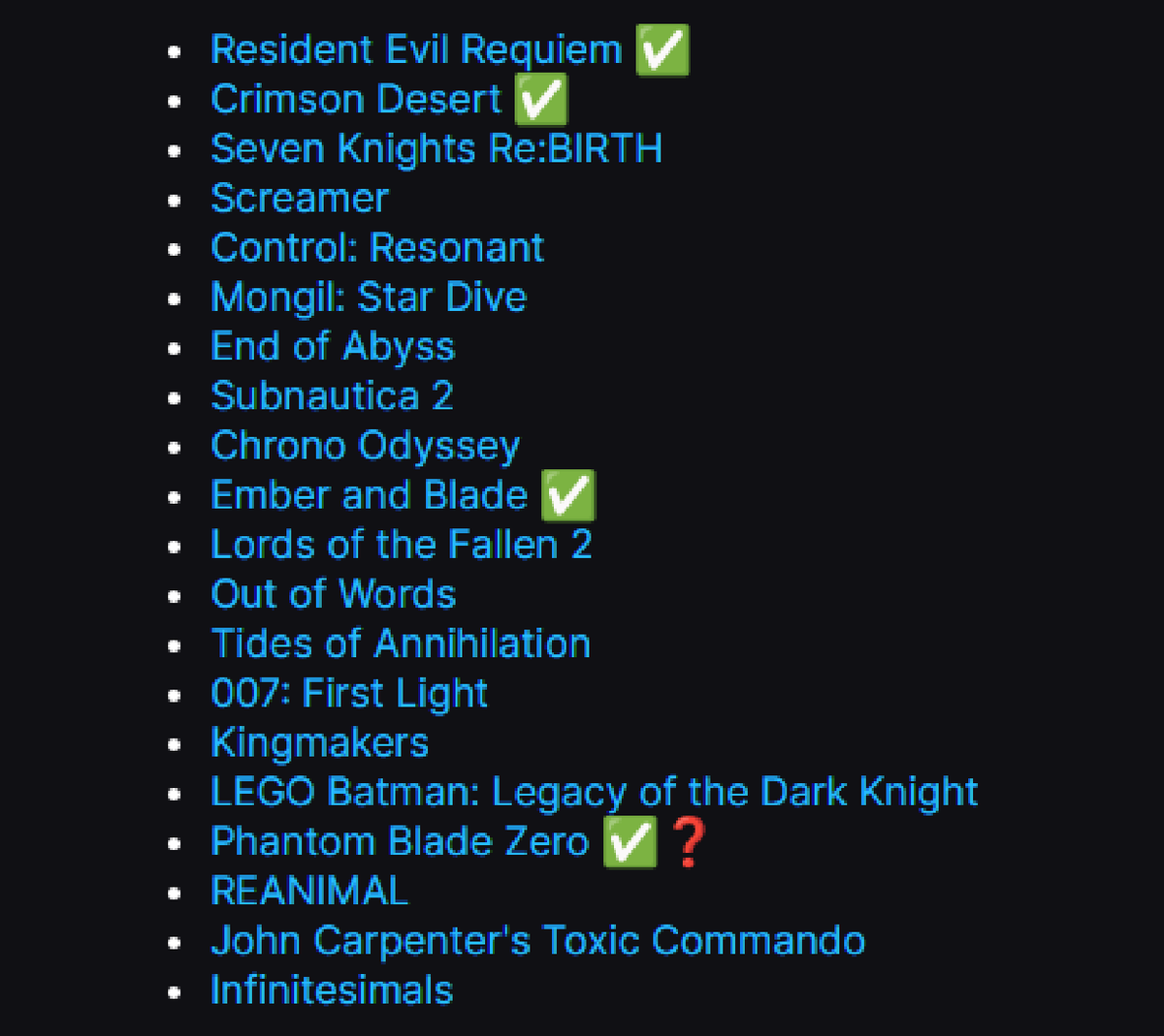 HYPEX's tweet photo. LEGO BATMAN x FORTNITE IS VERY POSSIBLE THIS YEAR

In Epic's Year-in-Review where they announce 40+ Gaming Collabs are coming to Fortnite this year, they also have a list of "Anticipated Titles", which includes ~4 Confirmed Collabs, and ALSO includes LEGO Batman. https://t.co/NFYDI1HKX6