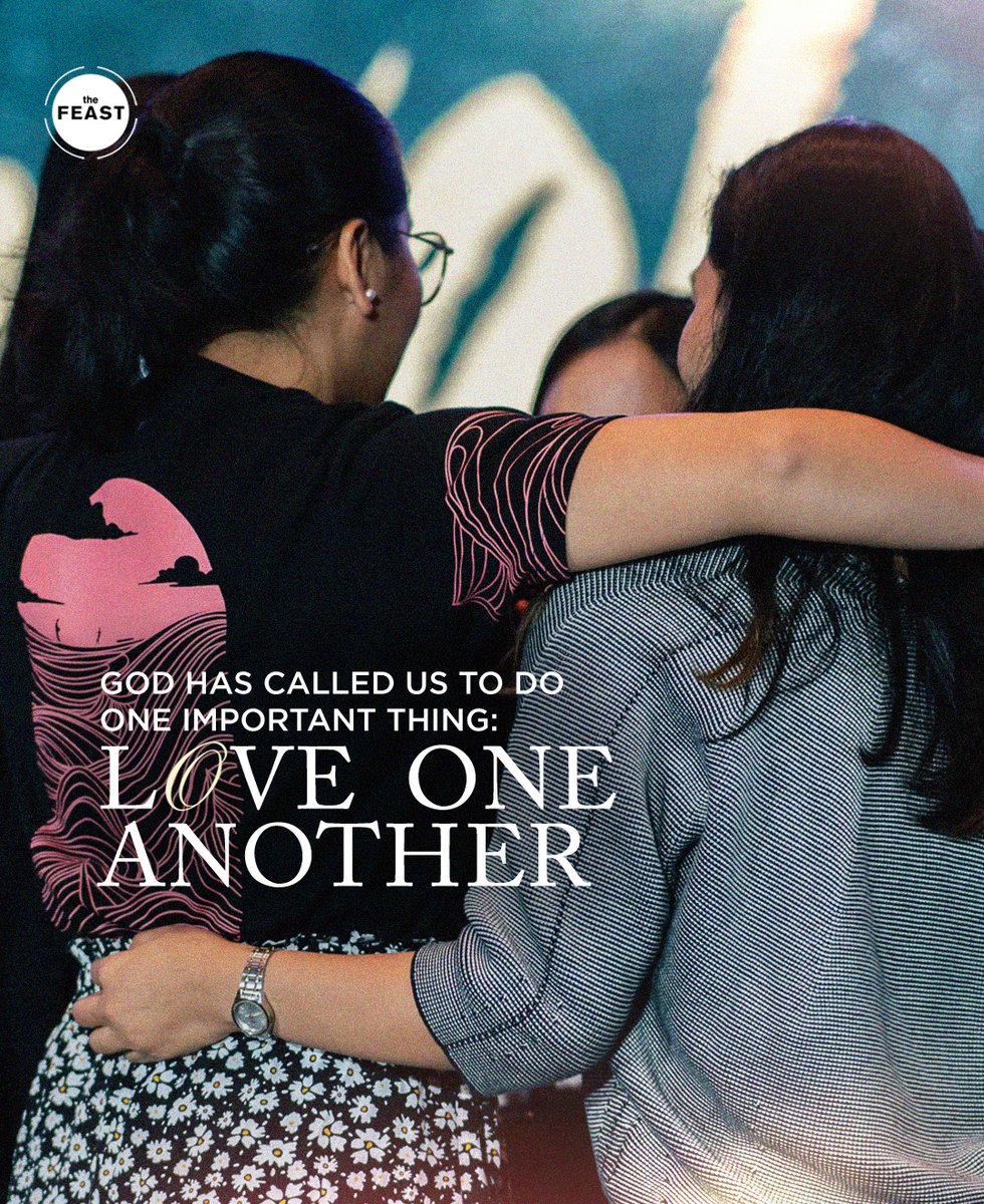 thefeastph's tweet image. God’s greatest call is simple.
Not perfection. Not popularity.
Just this: love one another. 💛

#TheFeast #Youareloved