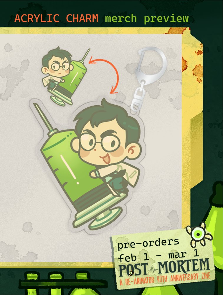 💉 RE-ANIMATOR ZINE: CONTRIBUTOR PREVIEW
"POST MORTEM" is an unofficial, non-profit Reanimator zine featuring art, writing, merch. Today's preview is by artist <a href="/kfov_851/">jona 💖💉</a> !